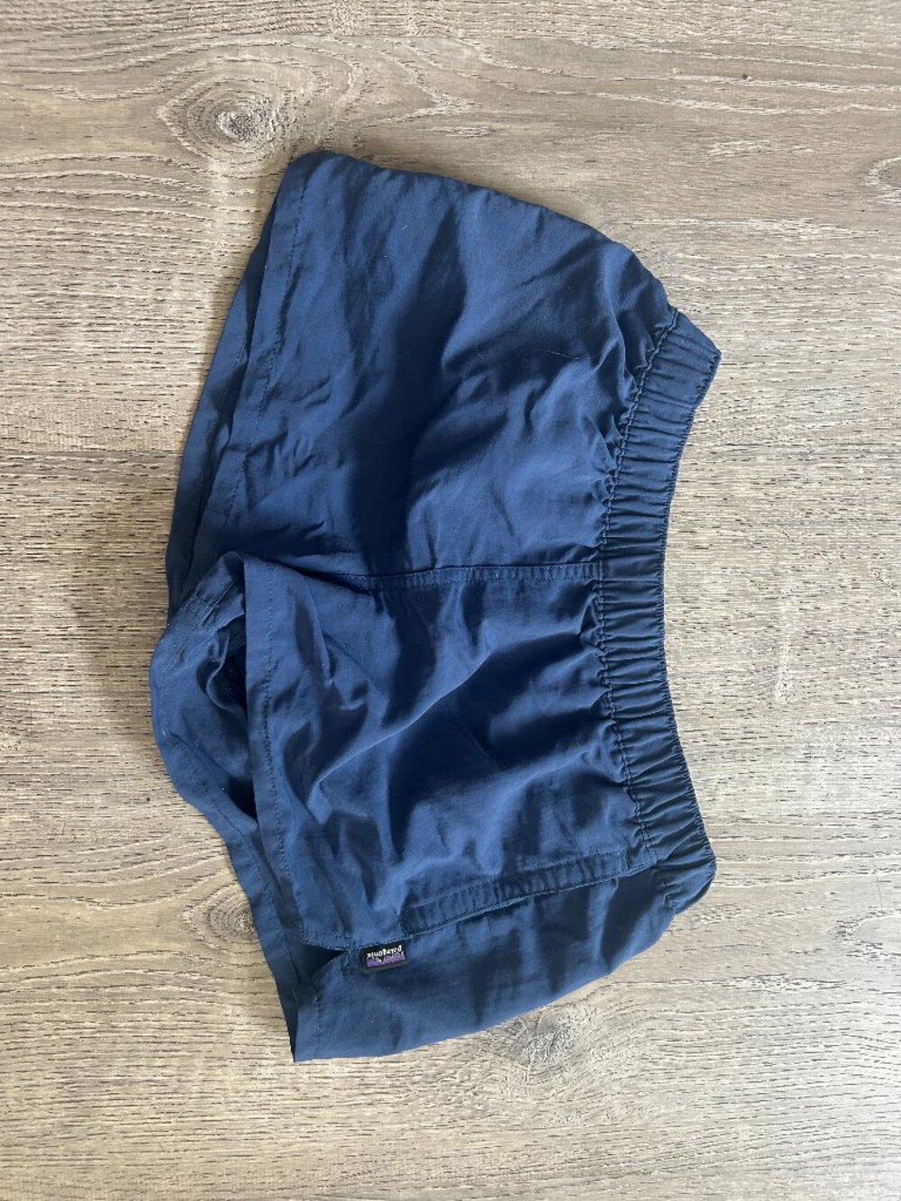 Patagonia Baggies Shorts Navy Blue Pull On Outdoor Hiking Swim Shorts